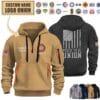 Custom Union Local_Flag Premium Quarter Zip Hoodie