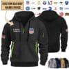 Custom US Railroad_Premium Quarter Zip Hoodie