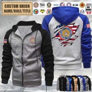 Custom Union Local_Raglan Zip Hoodie V1