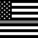 Thin Silver Line Flag
