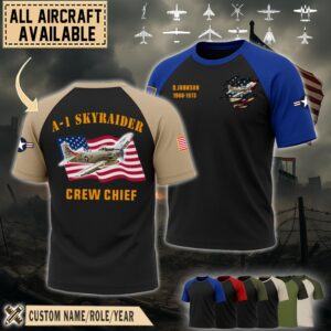 A-1 Skyraider A1_Raglan Tshirt