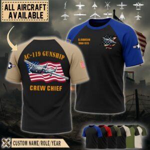 AC-119 Gunship AC119_Raglan Tshirt