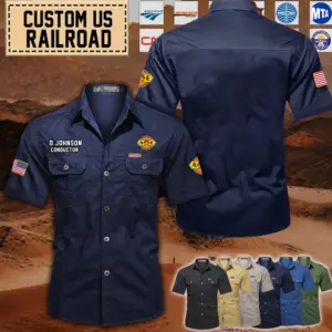 Custom Arizona Eastern Railway Railroad_Cotton Cargo Shirts