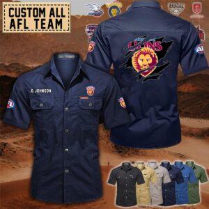 Brisbane Lions_Cotton Cargo Shirts
