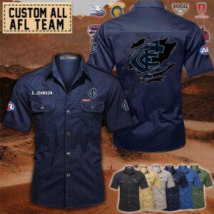 Carlton blues_Cotton Cargo Shirts