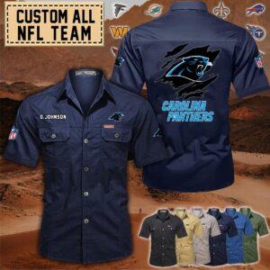 Carolina Panthers_Cotton Cargo Shirts