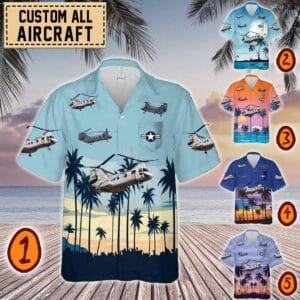 CH-46 Sea Knight CH46_Pocket Hawaiian Shirt