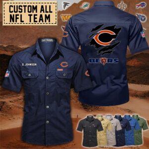 Chicago Bears_Cotton Cargo Shirts