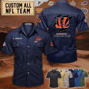 Cincinnati Bengals_Cotton Cargo Shirts