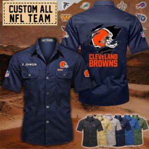 Cleveland Browns_Cotton Cargo Shirts