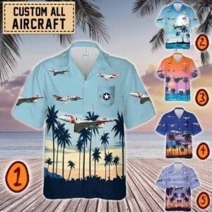 Coast Guard Falcon HU-25 Guardian HU25 USCG_Pocket Hawaiian Shirt