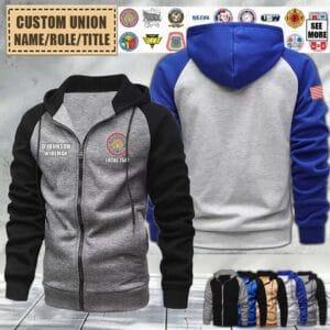 Custom Union Local_Raglan Zip Hoodie