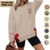 Custom Union Local_Embroidered Side Bow Sweatshirt
