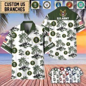 Custom US Branches_Pocket Hawaiian shirt