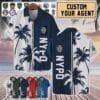 Custom US Law Enforcement_Palm Tree Hawaiian Shirt