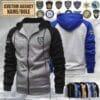 Custom US Law Enforcement_Raglan Zip Hoodie