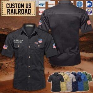Custom US Railroad_Cotton Cargo Shirts