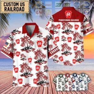 Custom US Railroad_Pocket Hawaiian shirt