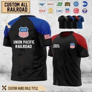 Custom US Railroad_AOP Tshirt