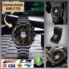 Custom US Railroad_Black Wrist Watch