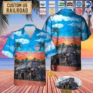 Custom US Railroad_Pocket Hawaiian Shirt