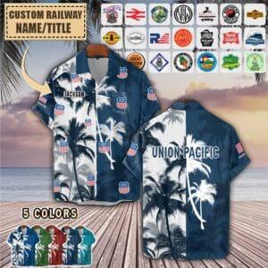 Custom US Railroad_Pocket Hawaiian Shirt