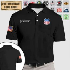 Custom US Railroad_Polo Shirt