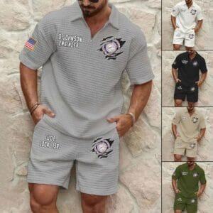 Custom Union Local_Quarter Zip Polo & Short