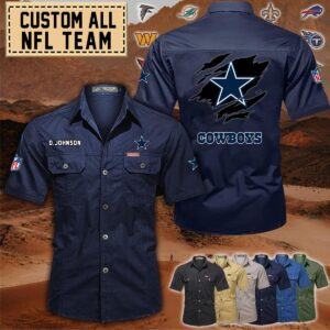 Dallas Cowboys_Cotton Cargo Shirts