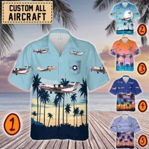 De Havilland Canada DHC-7 DHC7_Pocket Hawaiian Shirt