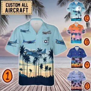 Douglas SBD Dauntless_Pocket Hawaiian Shirt