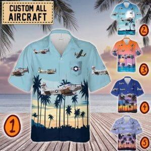 EA-1F Skyraider EA1F_Pocket Hawaiian Shirt