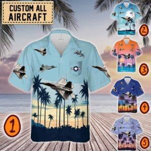 F-22 Raptor F22_Pocket Hawaiian Shirt