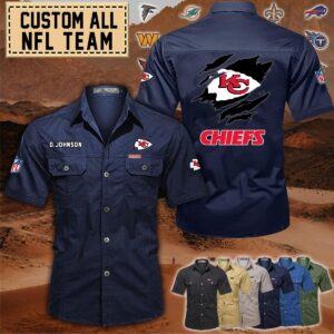 Kansas City Chiefs_Cotton Cargo Shirts