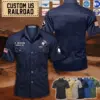 Custom Lake State Railway Railroad_Cotton Cargo Shirts
