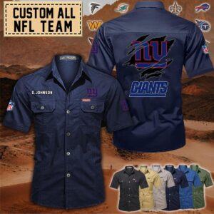 New York Giants_Cotton Cargo Shirts