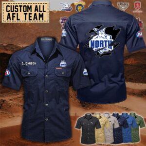 North Melbourne Kangaroos_Cotton Cargo Shirts