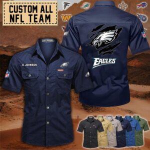 Philadelphia Eagles_Cotton Cargo Shirts