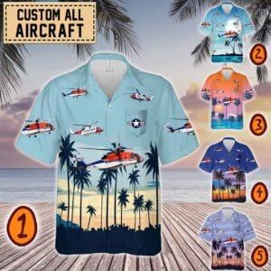 Sikorsky S-92 S92_Pocket Hawaiian Shirt