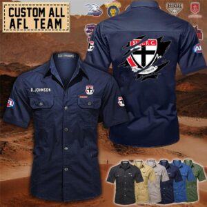 St Kilda Saints_Cotton Cargo Shirts