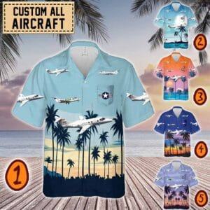T-1 Jayhawk T1 USAF_Pocket Hawaiian Shirt