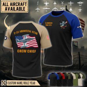 T-33 Shooting Star T33_Raglan Tshirt