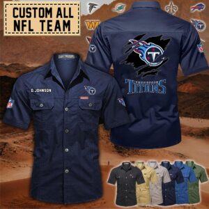Tennessee Titans_Cotton Cargo Shirts