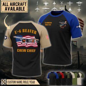 U-6 Beaver (DHC-2 Beaver) U6 DHC2_Raglan Tshirt