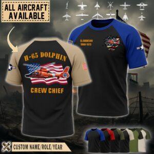 US Coast Guard H-65 Dolphin H65 USCG_Raglan Tshirt