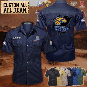 West Coast Eagles_Cotton Cargo Shirts