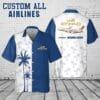 Custom Etihad Airways_Pocket Hawaiian Shirt