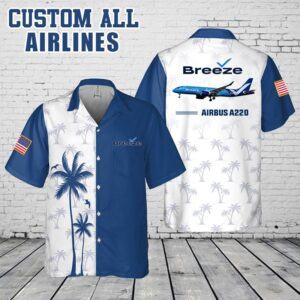 Custom Breeze Airlines_Pocket Hawaiian Shirt