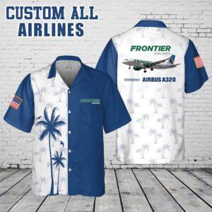 Custom Frontier Airlines_Pocket Hawaiian Shirt