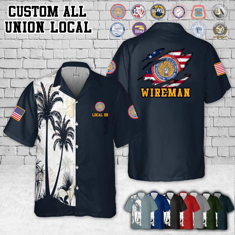 Custom Union Local_Flag Pocket Hawaiian Shirt